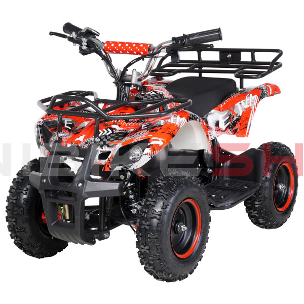 Atv Electric copii 3-7 ani Eco Torino 1000W 36V Graffiti Minirocket Verde [13]