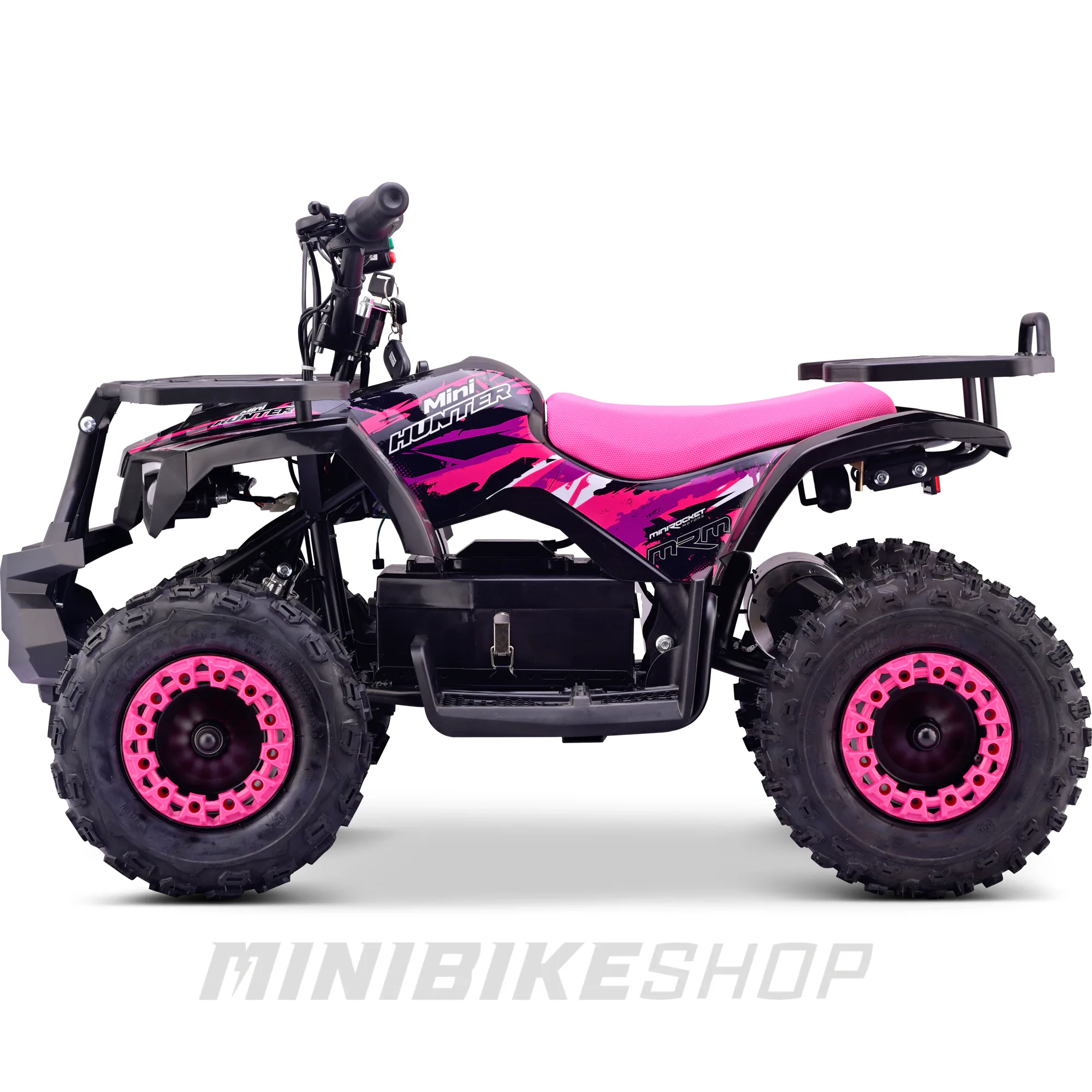 Atv Electric copii 3-7 ani Hunter 1000W 36V Roz [6]