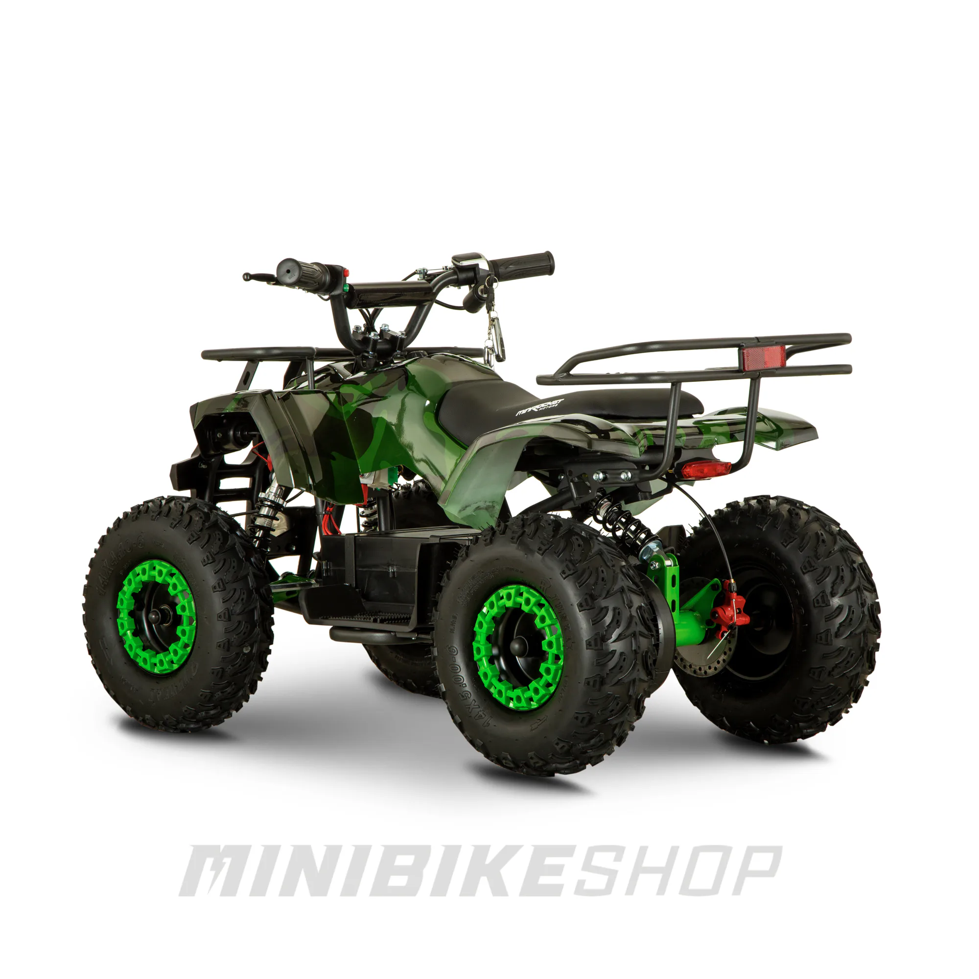 Atv Electric copii 4-7 ani MiniHunter 1200W 48V Camuflaj verde [6]