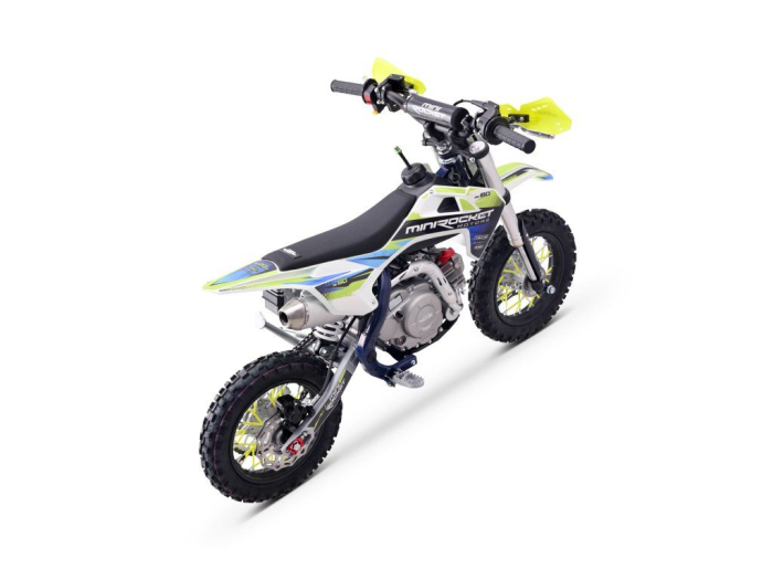 Motocicleta MiniRocket MiniPit DK60 cm3  roti 10"/10" pornire Buton- Albastru [7]