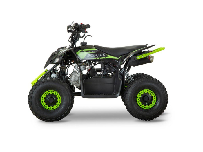 ATV MiniRaptor 110ccm3 pornire Buton, Marsalier, Negru/Verde [2]