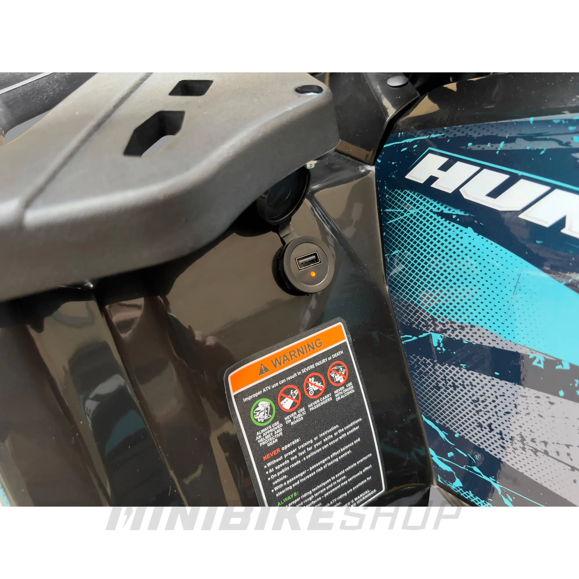 ATV Minirocket Hunter II 125cc Deluxe automat Verde [7]