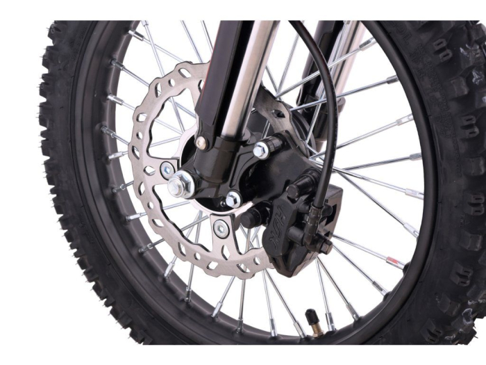 Motocicleta Electrica PitVolt 2500W 14"/12" - Roșu, Litium-Ion [10]
