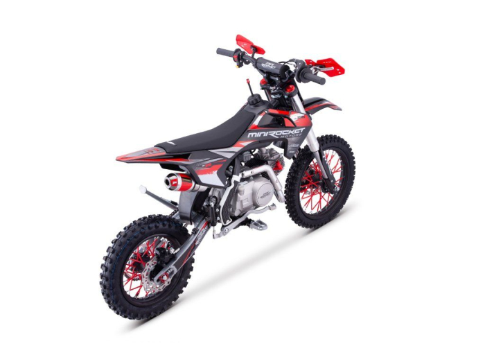 Motocicleta cross Minirocket DK125cm3 14"/12" Automat - Negru [2]