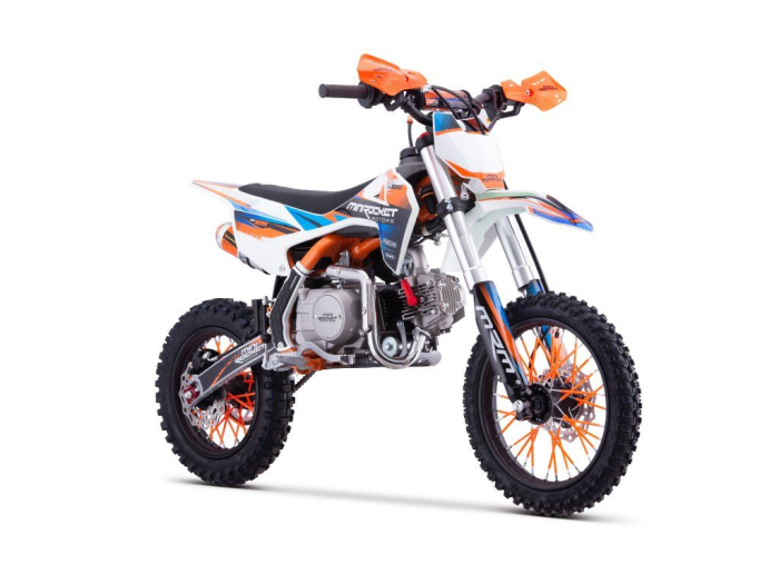 Motocicleta cross Minirocket DK125cm3 14"/12" Automat - portocaliu [4]