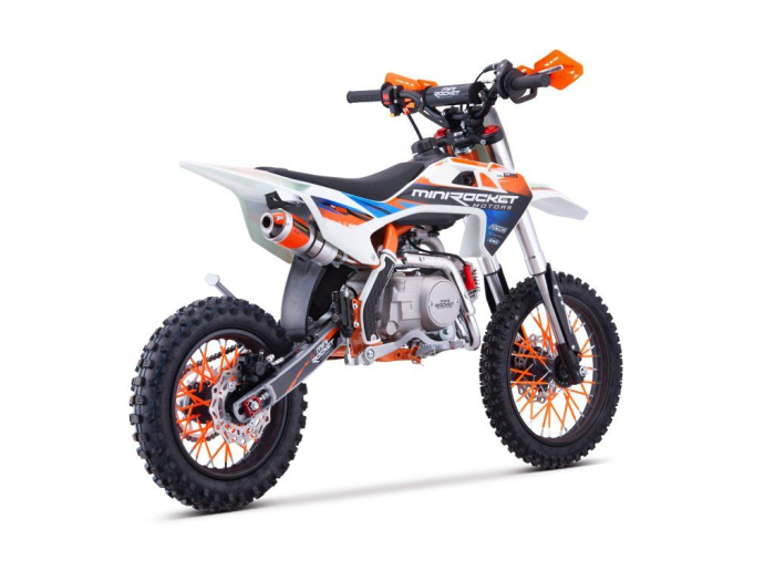 Motocicleta cross Minirocket DK125cm3 14"/12" Automat - portocaliu [2]