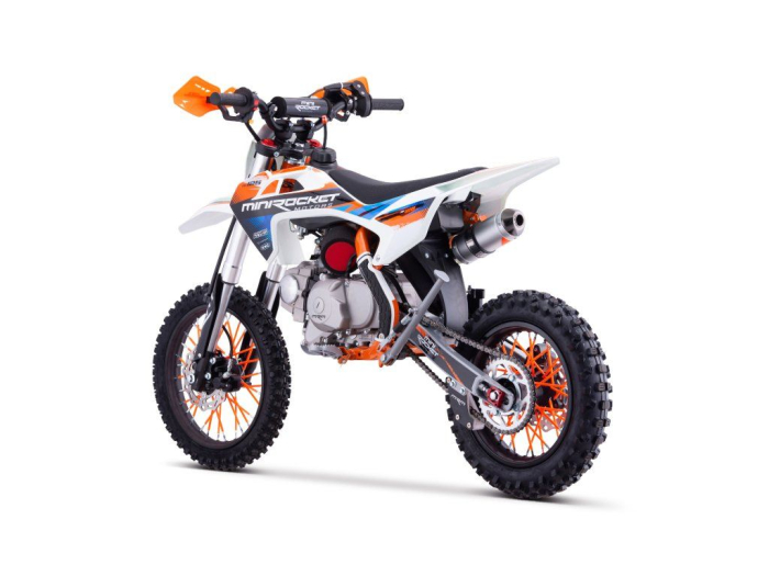 Motocicleta cross Minirocket DK125cm3 14"/12" Automat - portocaliu [7]