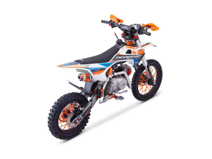 Motocicleta cross Minirocket DK125cm3 14"/12" Automat - portocaliu [8]