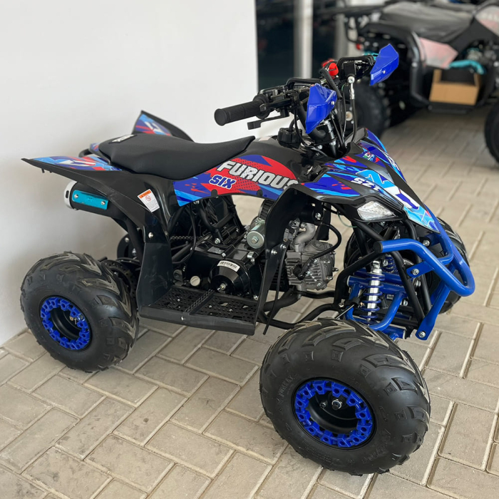 Atv Ranger 6" 110cc 4T benzina albastru automat, pornire buton, Marsalier [2]