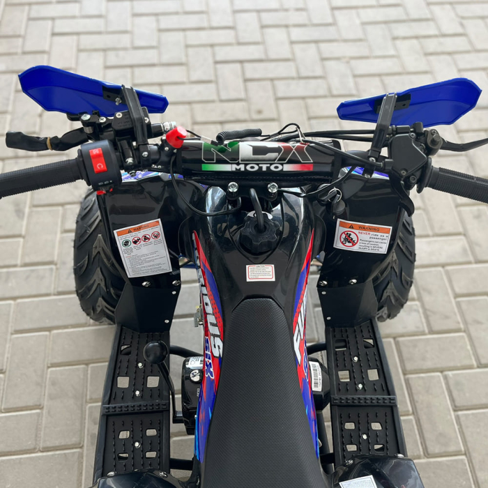 Atv Ranger 6" 110cc 4T benzina albastru automat, pornire buton, Marsalier [6]