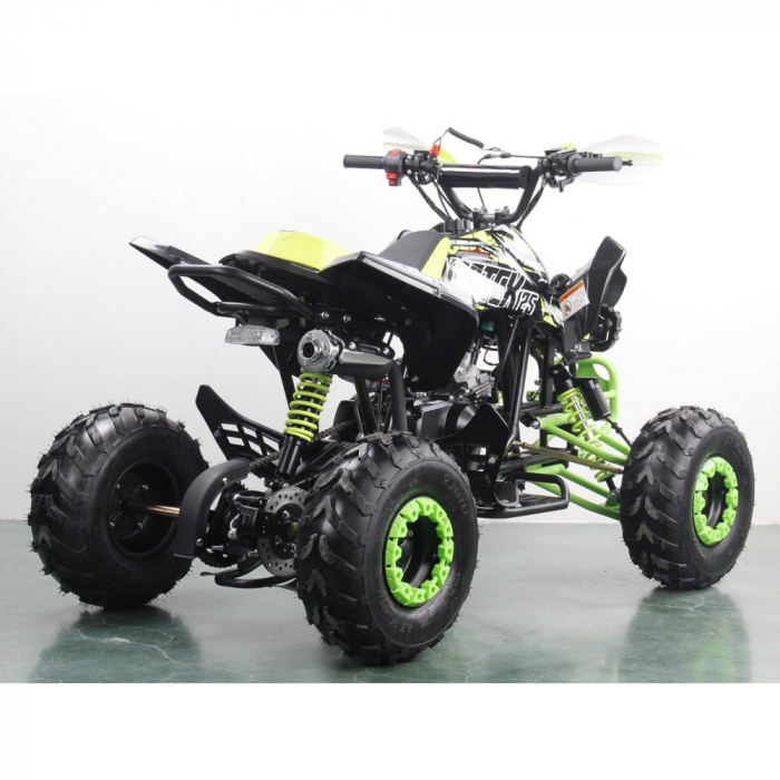 Atv SBR Vortex 7" 125cc 4T benzina negru/verde lemon [5]