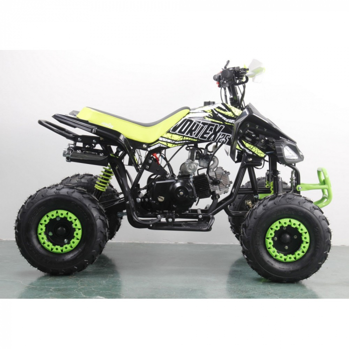 Atv SBR Vortex 7" 125cc 4T benzina negru/verde lemon [3]