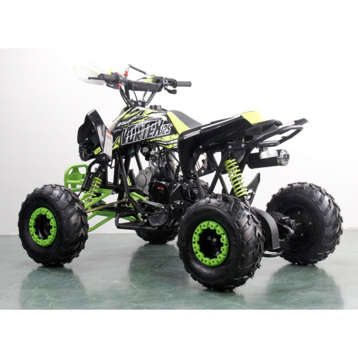 Atv SBR Vortex 7" 125cc 4T benzina negru/verde lemon [4]