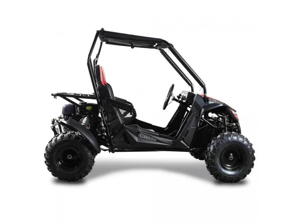 Buggy MiniRocket Cheetah4Kids benzina 4T pornire la buton, marsalier 220cm3 [3]