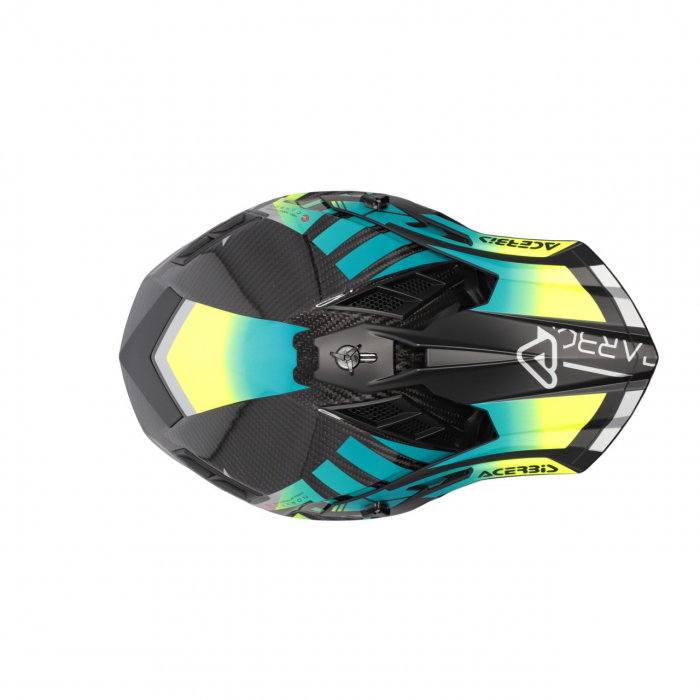 Casca Moto, Acerbis, Steel Carbon 22.06 Light, Fluo Galben [6]