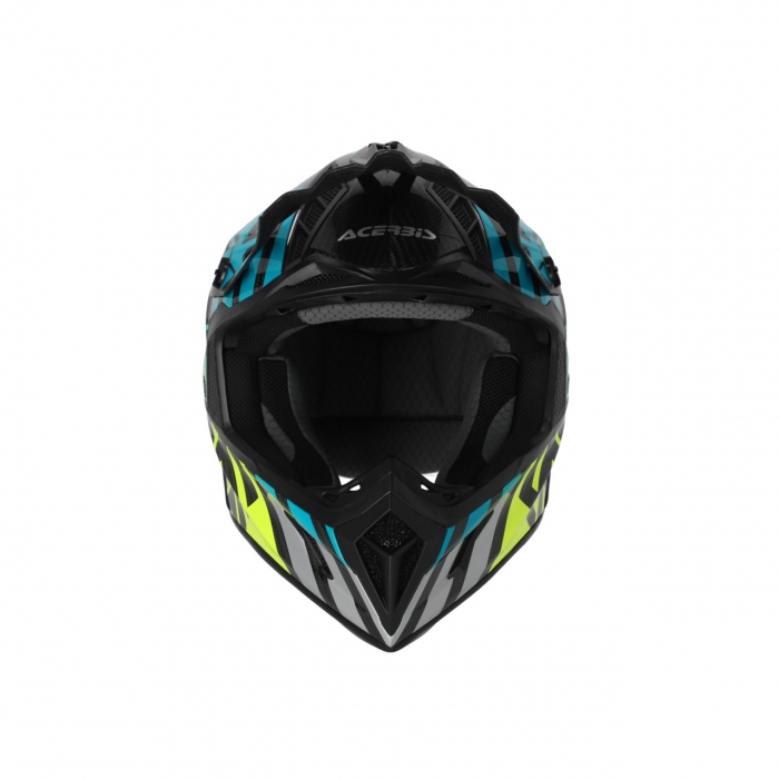Casca Moto, Acerbis, Steel Carbon 22.06 Light, Fluo Galben [2]