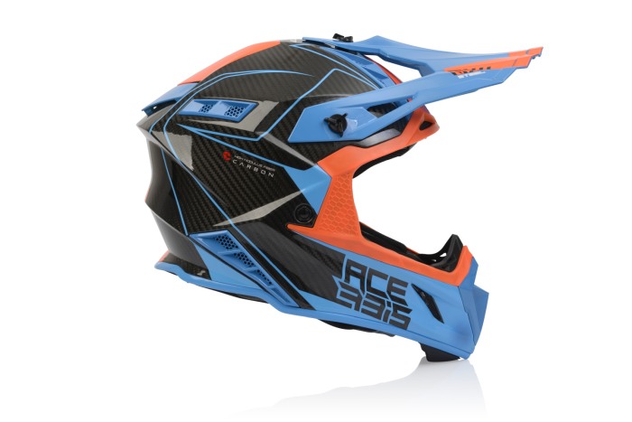 Casca Moto, Acerbis, Steel Carbon,astru [3]
