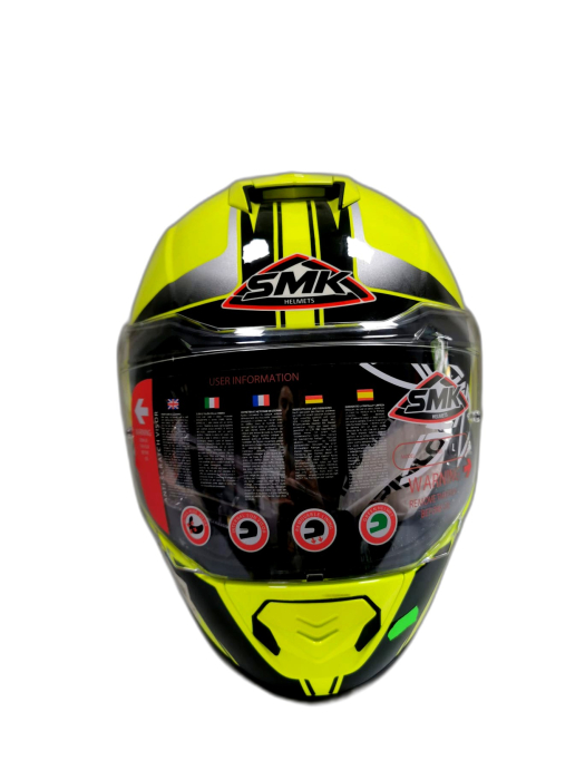 Casca Moto Flip-Up SMK GLIDE FLASH VISION HV420 Alb M [6]
