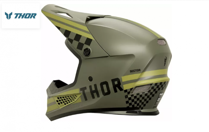 Casca Moto, Thor, Sector, 2 Combat [2]