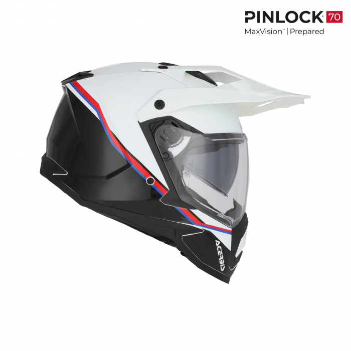 Casca Touring, Acerbis, ASSAULT GRAPHIC, Alb [2]