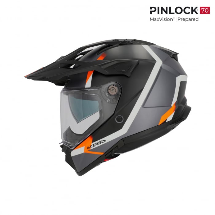 Casca Touring, Acerbis, ATTACK HELMET, Portocaliu [3]