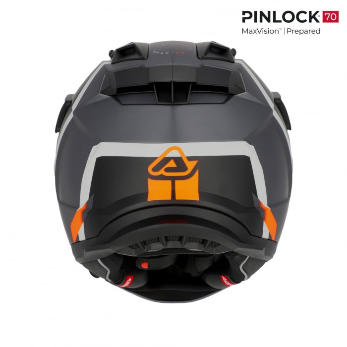 Casca Touring, Acerbis, ATTACK HELMET, Portocaliu [6]