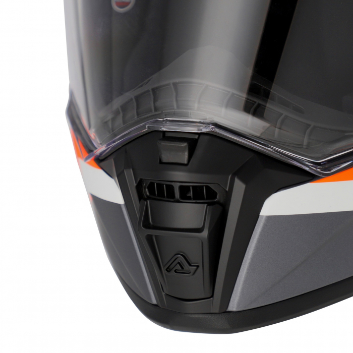 Casca Touring, Acerbis, ATTACK HELMET, Portocaliu [10]