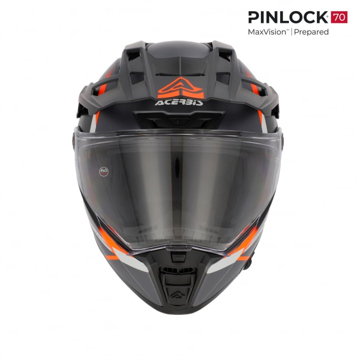 Casca Touring, Acerbis, ATTACK HELMET, Portocaliu [4]