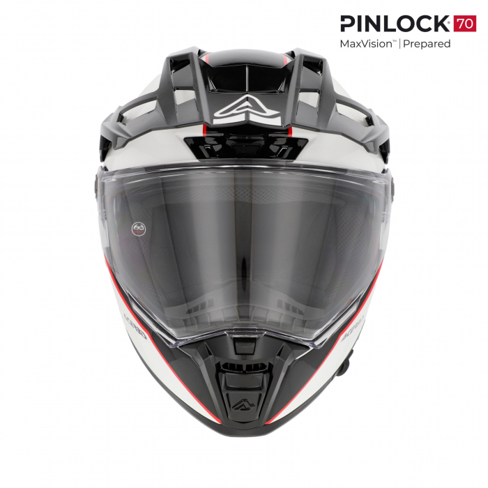 Casca Touring, Acerbis, ATTACK HELMET, Alb|Negru [4]