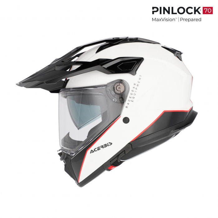 Casca Touring, Acerbis, ATTACK HELMET, Alb|Negru [3]