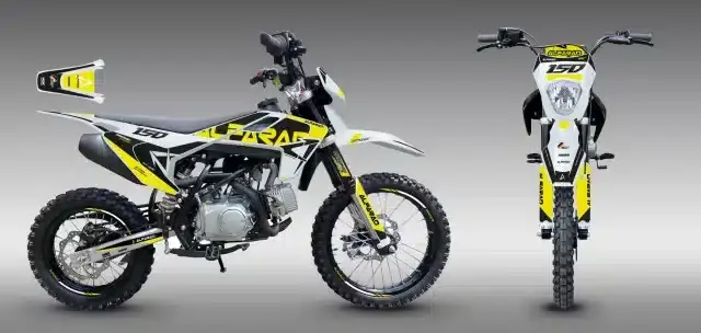 Motocicleta Cross 150cc, Alfarad T5, Pornire La Buton Roti 17-14", [2]