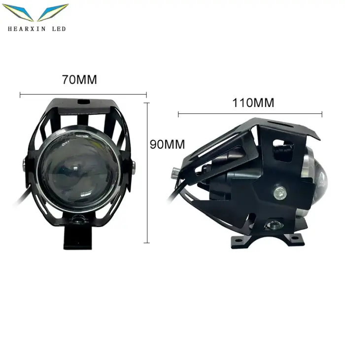 Faruri, e U5 Lampa Auxiliara Led Reflectoare 12v Moto Drl Spot [1]