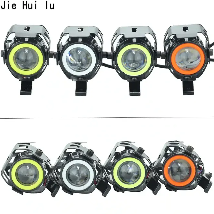 Faruri Cu Led Mini U7 Fog Spot Head Light Angel Eye Devil Eye [1]