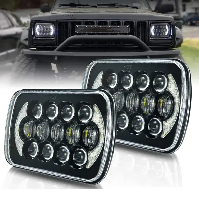Faruri Led Pentru MaIna 105w 5x7 7x6 [1]