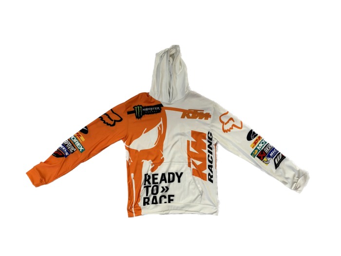 Hanorac Motocross Ktm, Alb [2]
