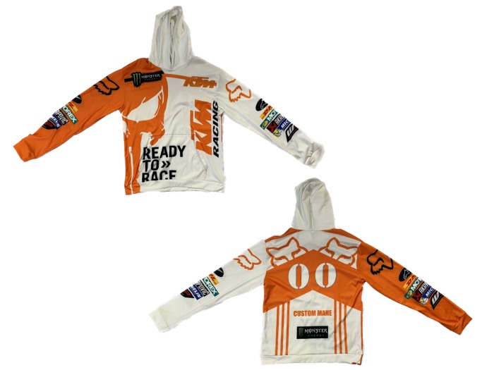 Hanorac Motocross Ktm, Alb [1]