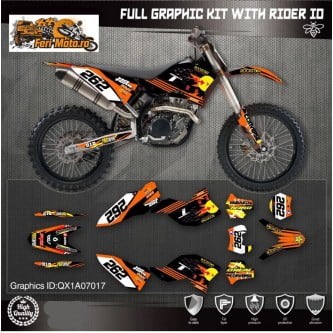Kit Sticker Ktm 2007-2010 Sx Sxf , 2008-2011 Exc Xc-W Exc-F 017 [1]