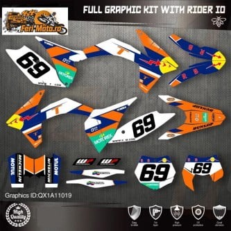 Kit Sticker Ktm 2011 2012 Sx Sxf , 2012 2013 Exc Xc-W Exc-F 019 [1]