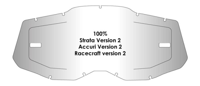 Lentila Airscreen, 100%, Strata 2 | Accuri 2, | Racecraft 2 [2]