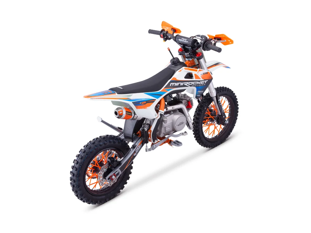 Motocicleta cross Minirocket DK125cm3 14"/12"  Manual Portocaliu [2]