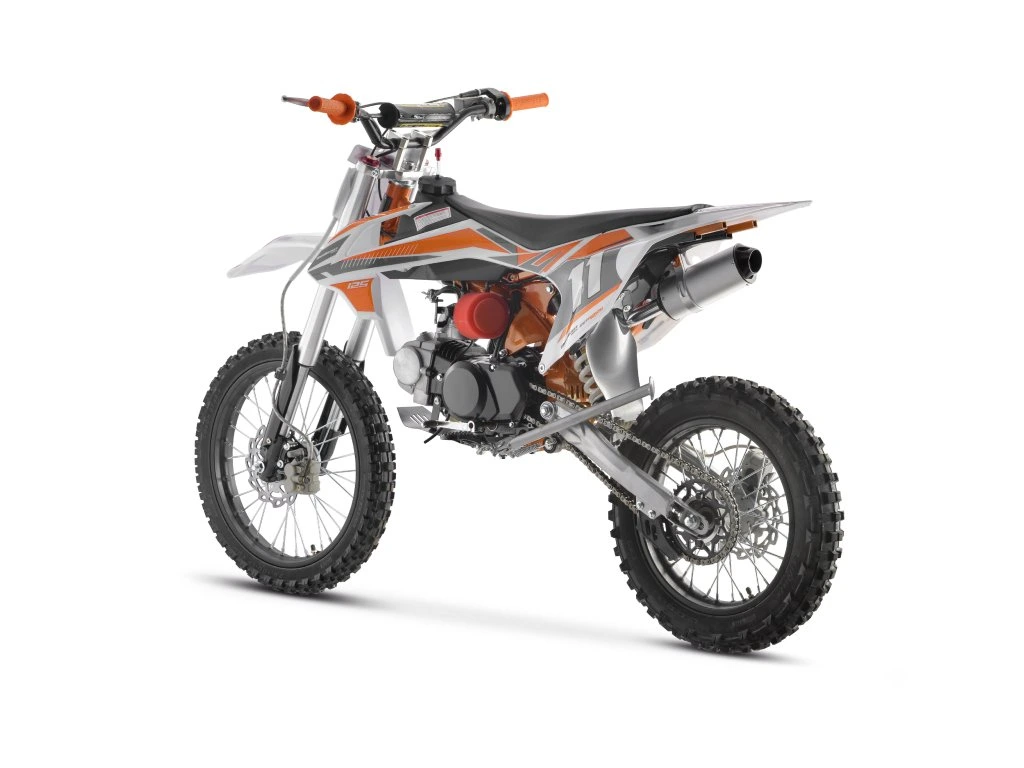 Motocicleta cross MiniRocket SuperPit 125cc 4T Benzina pornire la buton roti 17/14 [5]