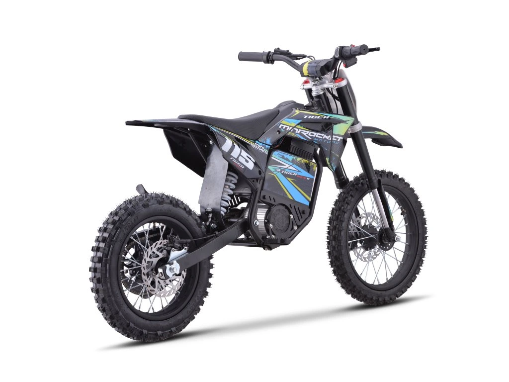 Motocicleta Electrica  Tiger 3000W 14"/12" albastru Li -Ion [4]
