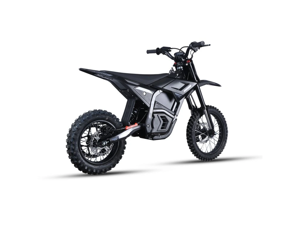 Motocicleta Electrica PitVolt 6000W 14"/12" -  Litium-Ion Negru [6]