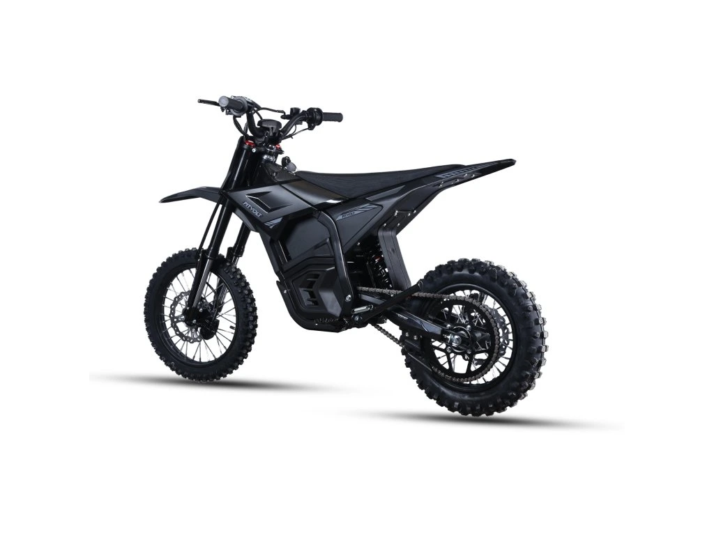 Motocicleta Electrica PitVolt 6000W 14"/12" -  Litium-Ion Negru [5]
