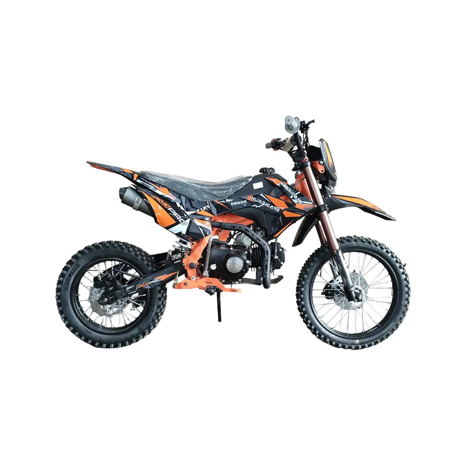 Motocicleta, KXD, 609 125cc E+K Roti 17" 14" 4T Pornire La Buton, [2]