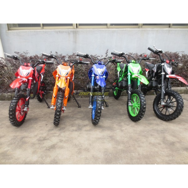 Motocicleta, Minicross Apollo portocaliu 10 | 10" 49cc 2Timp Pornire La Sfoara [3]