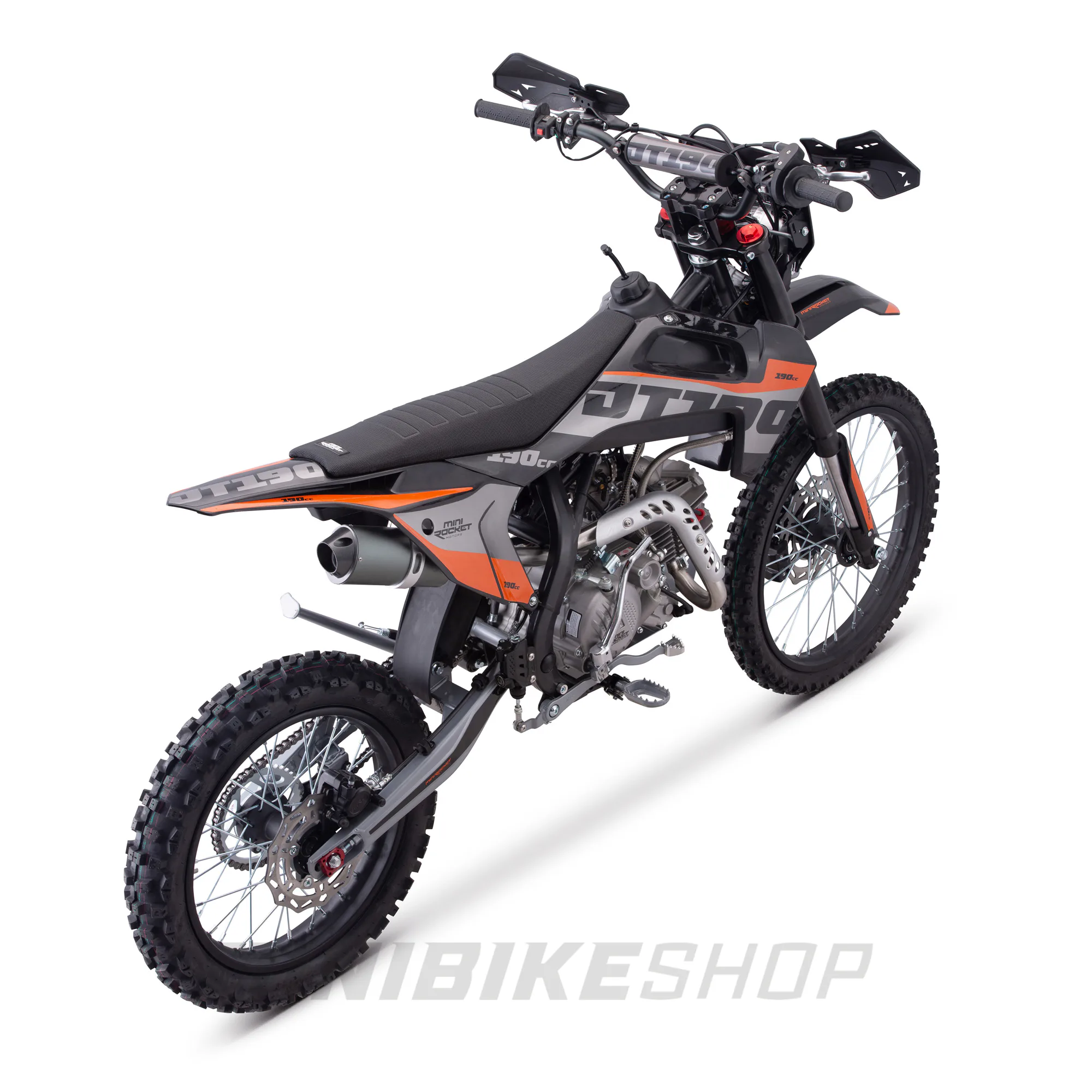 Motocicleta MiniRocket Dorado DT200 200cm3 roti  19"/16" pornire Buton-  - Portocaliu [3]