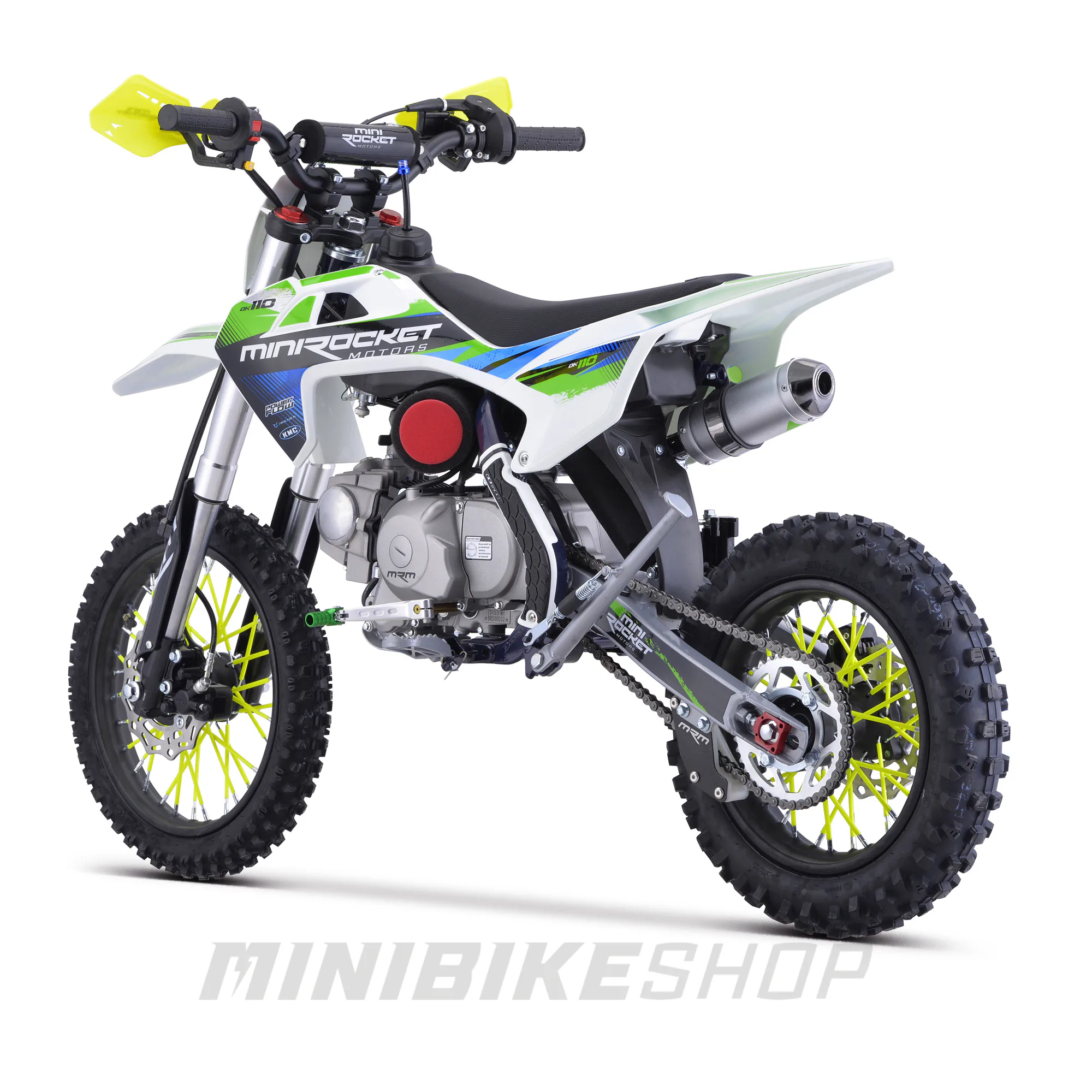 Motocicleta MiniRocket MiniPit DT110 110cm3  roti 14"/12" pornire Buton-Semi-Automat [4]