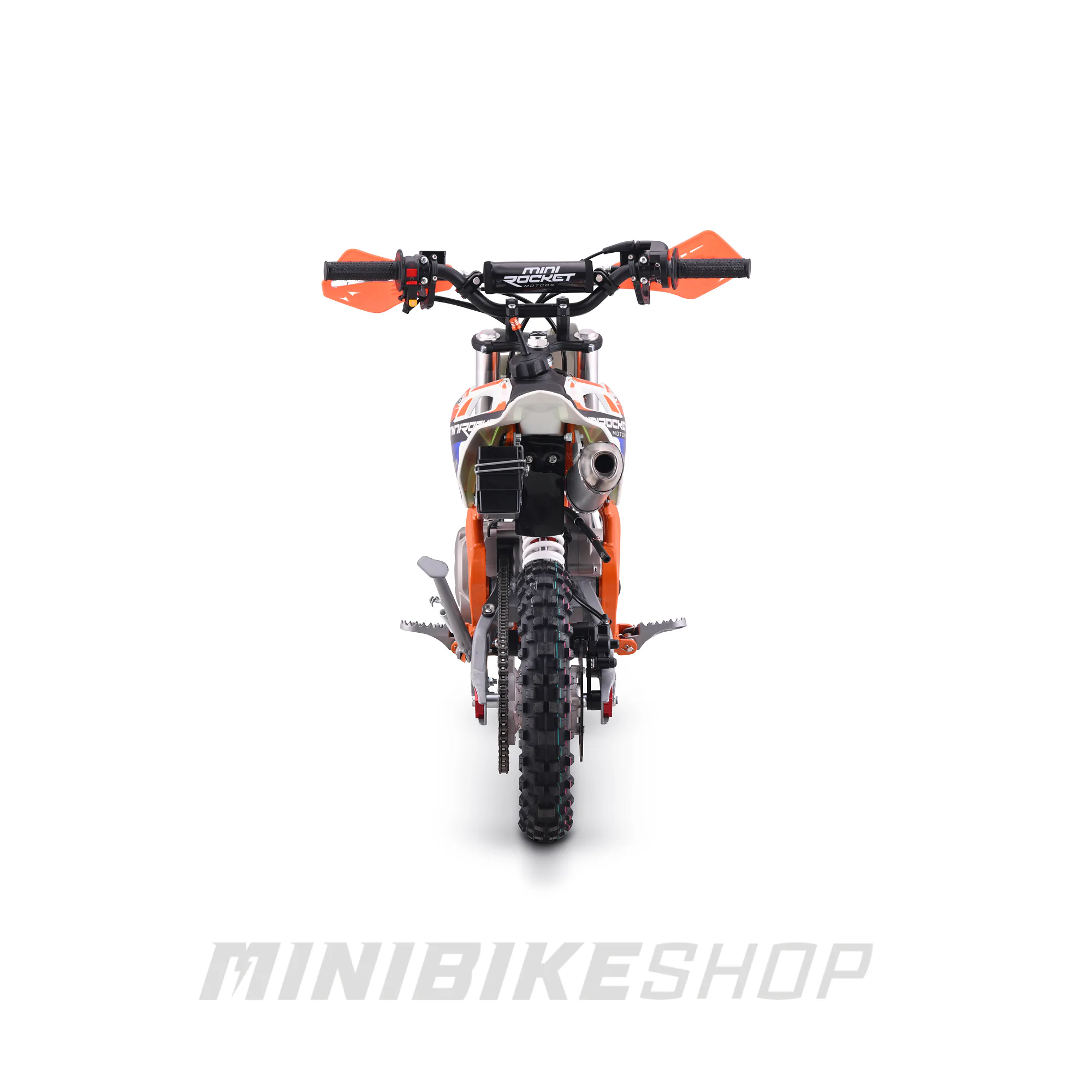 Motocicleta MiniRocket MiniPit DK60 110cm3  roti 10"/10" pornire Buton Portocaliu [2]