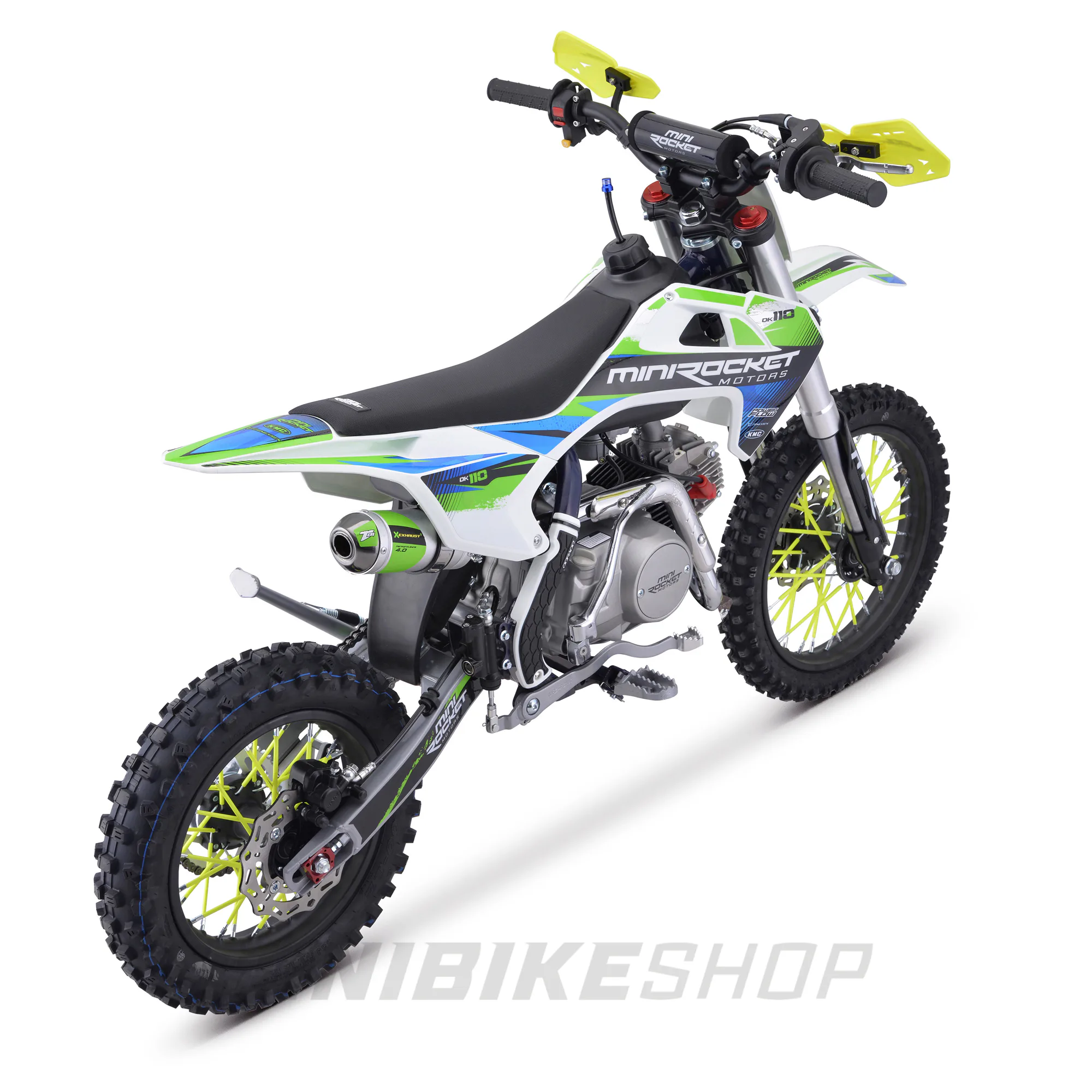 Motocicleta MiniRocket MiniPit DT110 110cm3  roti 14"/12" pornire Buton-Semi-Automat [3]